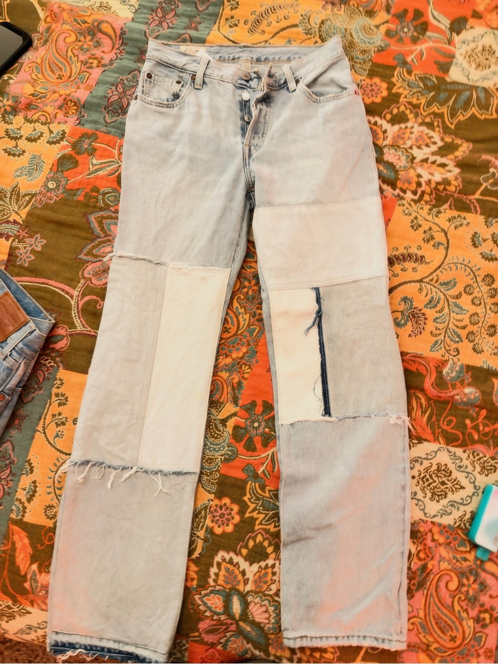 Levi’s 501 90s Freehand folk light wash Jeans